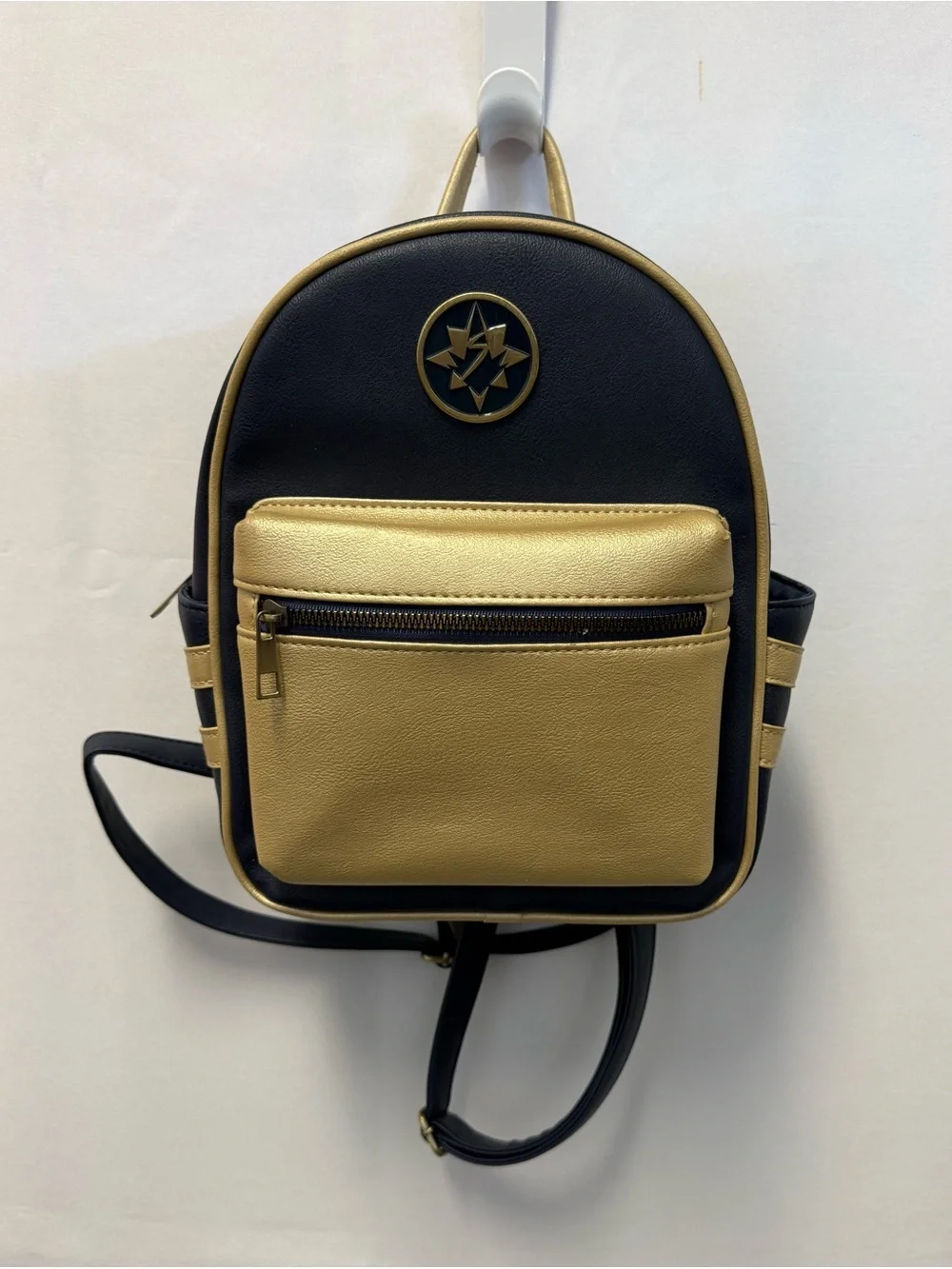 Marvel Captain Marvel Black and Gold Mini Backpack
